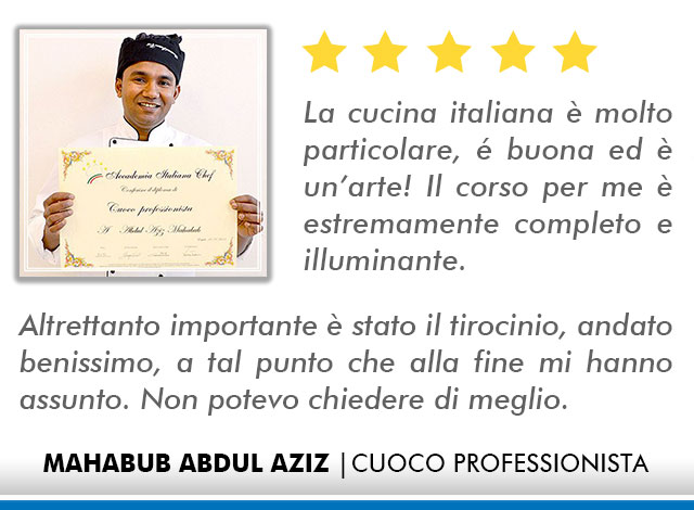 Corso Cuoco a Bologna Opinioni - Abdul